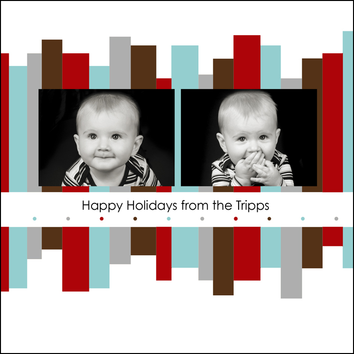 Christmas Card Template for Portrait Sessions Christmas Card Template for Portrait Sessions