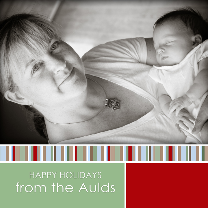 Christmas Card Template for Portrait Sessions